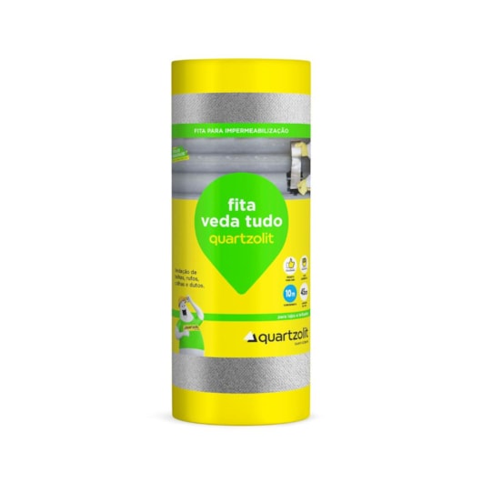 Fita Veda Tudo Autoadesiva 45cmx10m Quartzolit - Imagem principal - 3aac4929-1f96-4895-9e7d-842853066e2d