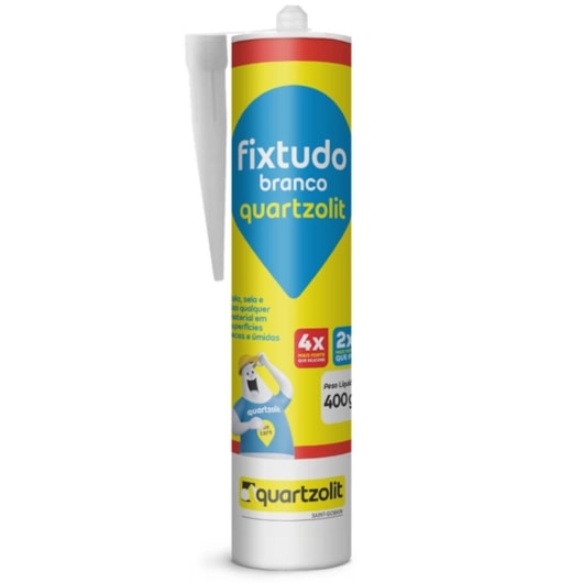 Fixtudo 400g Branco Quartzolit - Imagem principal - f6c332de-79c7-4593-aafb-a393a72c32fc