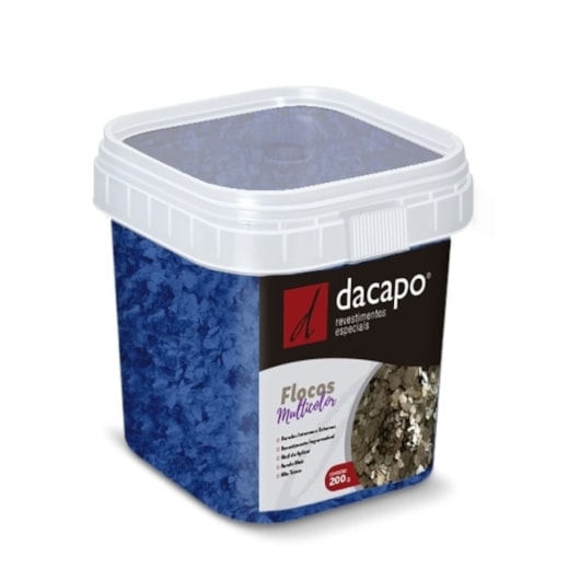 Flocos Multicolor Azul Dacapo 200g - Imagem principal - 1e64312a-ce87-4d32-bb63-733794b69b96