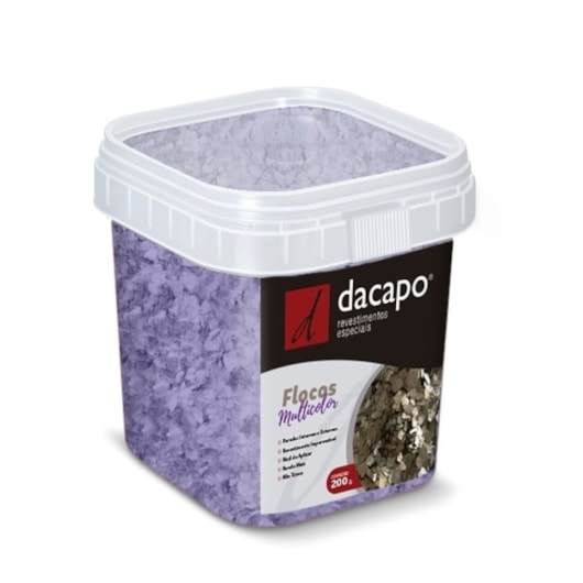 Flocos Multicolor Violeta Dacapo 200g - Imagem principal - eb7e7403-97eb-4c98-96f4-005b3188b4b7