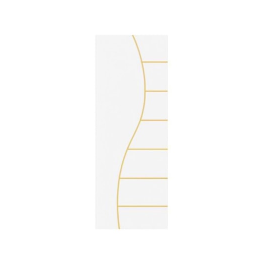 Folha De Porta Melamínica Decoração Semi Oca Branco MGM 210x70cm - Imagem principal - 9e7c30aa-d1fb-40c5-a8aa-bbdf31db8b17