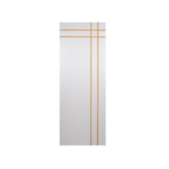 Folha Porta Melamínica Madeira Mantiqueira Branco MGM 210x80x3,5cm