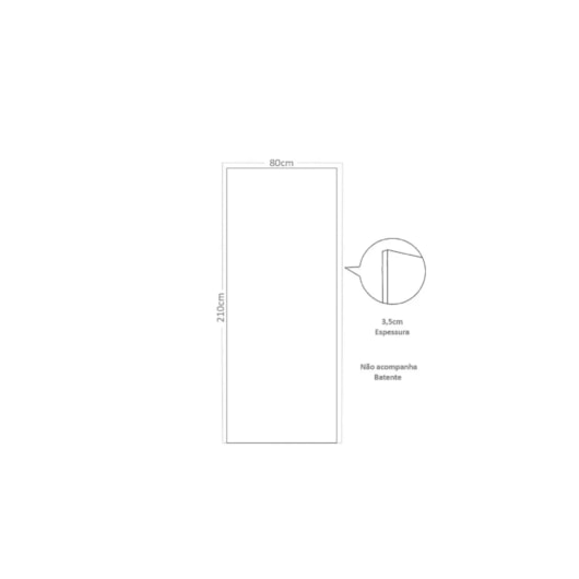 Folha Porta Melamínica Madeira Mantiqueira Branco MGM 210x80x3,5cm - Imagem principal - 462d728a-a37d-42b7-83ee-a011d1bebf05