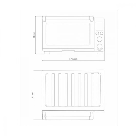 Forno Elétrico Breville Smart 127V Inox Tramontina - Imagem principal - 4e1fc30e-c17c-4582-aa29-875985d40fe7