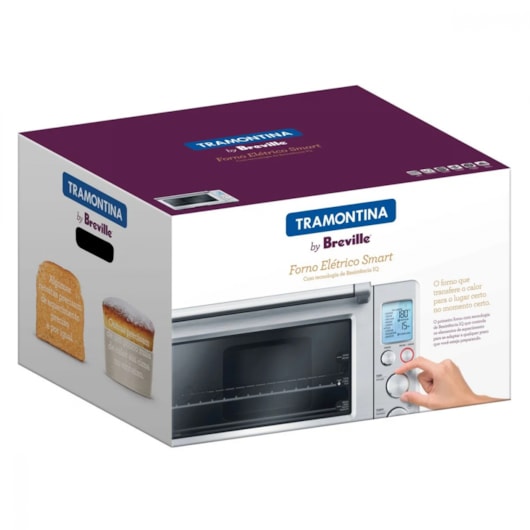 Forno Elétrico Breville Smart 220V Inox Tramontina - Imagem principal - 2c9fb746-f7cf-43a8-b80d-c7ca82b7bbea