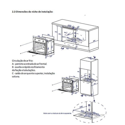 Forno Elétrico Multifunção Madri 7 Funções Debacco 60Cm - Imagem principal - 9b0bee6c-155e-402c-b441-37f74a459e7c