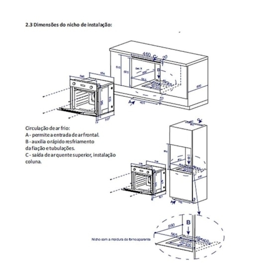 Forno Elétrico Multifunção Madri Debacco 60Cm 7 Funções - Imagem principal - 6b9a4fa9-1569-4c3e-b73e-f1e09748f6ad