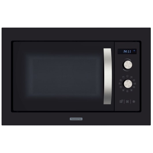 Forno Micro-Ondas Aço Inox Acabamento Scotch Brite 8 Funções Tramontina 25L - Imagem principal - 4bc59b1f-f8e2-420e-9671-08ea4dfbf587