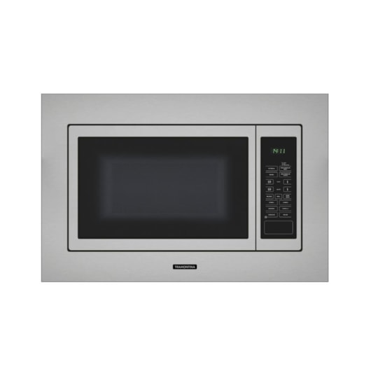 Forno Micro-ondas De Embutir Aço Inox 8 Funções Easy 60 Acetinado Tramontina 25L - Imagem principal - d1d5f66a-2ac2-4ec5-bb14-eba8c66e1023
