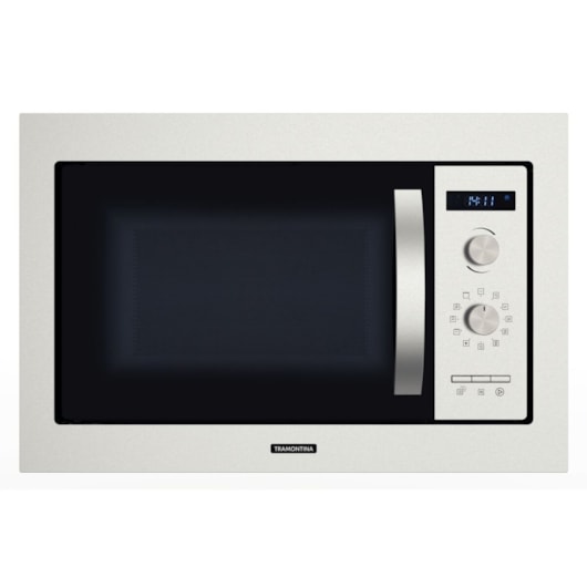 Forno Micro-Ondas Em Aço Inox Escovado Tramontina 25L - Imagem principal - e77605a8-4ecc-4356-a8f3-7f8990797e09