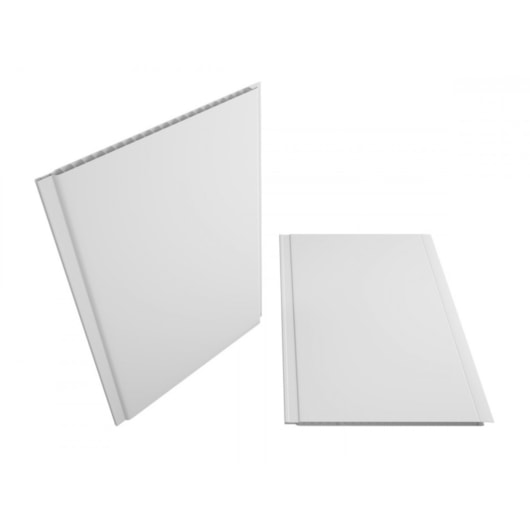 Forro De Pvc Liso Branco Fortlev 20x600x0,8cm - Imagem principal - 46d30398-affd-4f9c-842f-61bcd331a30f