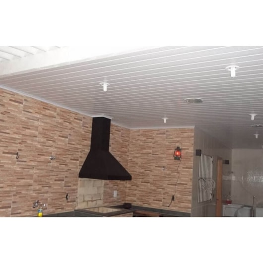 Forro PVC Geminado Branco Fortlev 20x0,8x600cm - Imagem principal - 8bbc345f-2fbb-4ee5-8461-69188766fb76