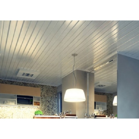 Forro PVC Geminado Branco Fortlev 20x0,8x600cm - Imagem principal - 30259a92-2b61-4300-af9a-79f020bf848d