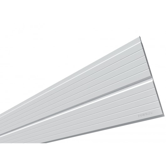 Forro PVC Geminado Branco Fortlev 20x0,8x600cm - Imagem principal - c83f277d-e06a-4ab1-a13e-f3b3c8bef0a9