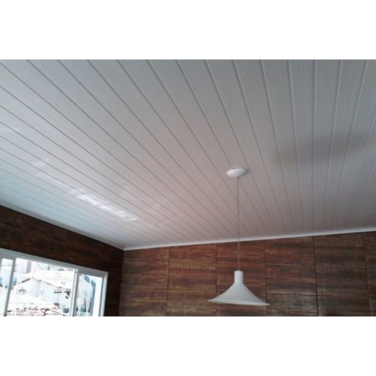 Forro Pvc Geminado Branco Fortlev 8x20x800cm - Imagem principal - 926a0555-4b8c-43bc-99b2-31af991f903b