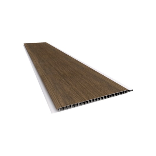 Forro Pvc Junta Seca Nogueira Fortlev 200x0,8x600cm - Imagem principal - 67c99281-36f5-4dc5-a644-cd20cdcfa89c