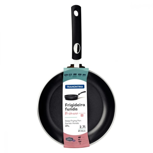 Frigideira Funda De Alumínio Mônaco Tramontina 24cm - Imagem principal - bb13fcd9-c1ee-498c-8075-6ab97379d5b2