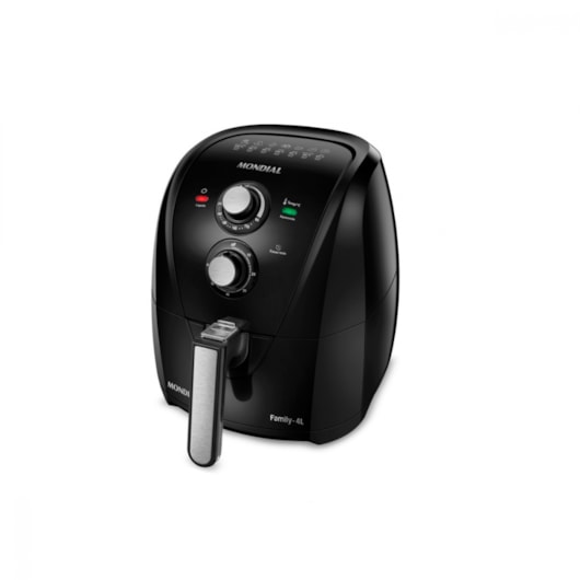 Fritadeira Air Fryer AFN40FB Preto Mondial  4L 127V 1500W  - Imagem principal - 40ca11dc-1961-4db2-a6e5-b46046f819df