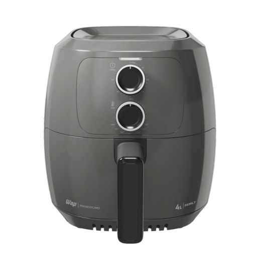 Fritadeira Elétrica Air Fryer Cinza Wap 1500W 127V 4l - Imagem principal - 08aba832-3853-4d00-b4dd-b39c5d95a8ad