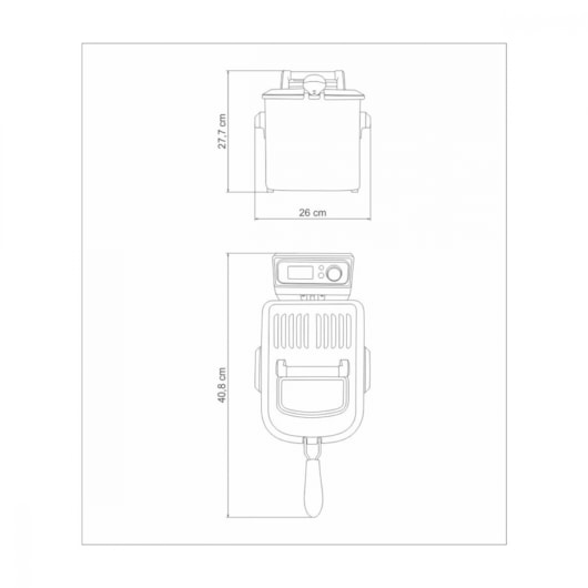 Fritadeira Elétrica Breville Smart 220V Inox Tramontina - Imagem principal - 7e1f7d7f-934f-4ec0-a7c9-6ff410b95ea0