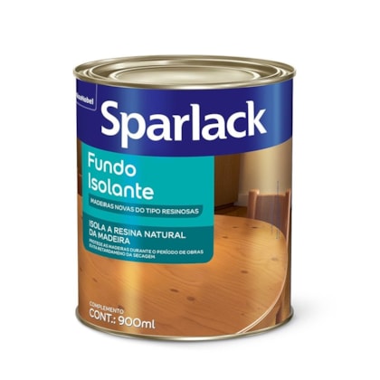 Fundo Isolante Semi Brilho Transparente 900ml Sparlack Coral