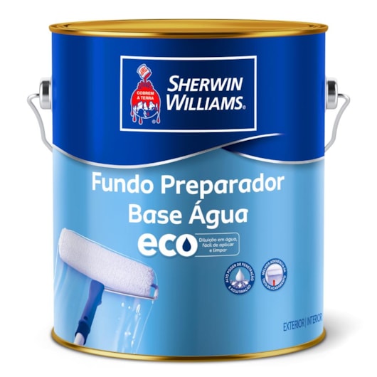 Fundo Preparador De Paredes Eco Sherwin Williams 3,6L - Imagem principal - adc98409-6dbe-43b1-9cca-3c57c8092fb2