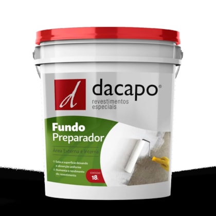 Fundo Preparador Marrom Dacapo 18l