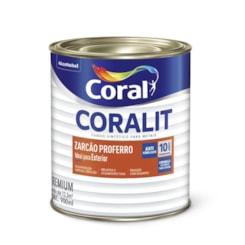 Fundo Sintético Coralit Zarcão Proferro Fosco Laranja 900ml Coral