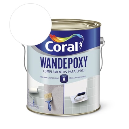 Fundo Wandepoxy Catalisavel Branco  2,7l Coral