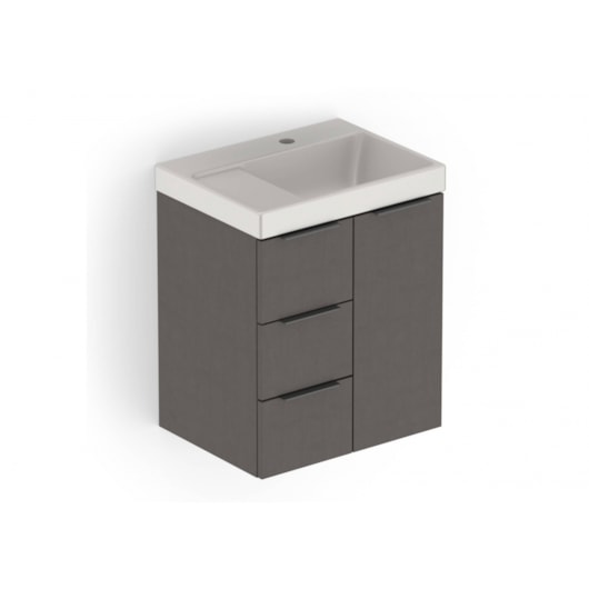 Gabinete Com Cuba Arenal Com Gavetas e Porta Almendra Roca 50x38cm - Imagem principal - ea6fc03e-a065-43c0-a17a-71bdd071c9fc