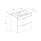 Gabinete Integrado 2 Gavetas Com Lavatório Debba Branco Roca - 88cdee12-a3d5-42a3-98d1-fe4f91c5d03a