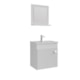 Gabinete Para Banheiro Com Lavatório Iris Branco MGM Moveis 44cm - b4210b18-ca05-4086-8f65-cb5152ce3a82