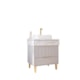 Gabinete Para Banheiro Com Lavatório Riviera Platina Calacata MGM Móveis 70cm - 7bd2697c-12e0-4d49-a8b3-158d0759b570