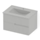 Gabinete Para Banheiro Integrado Com Lavatório 2 Gavetas Cinza Stone Elite Celite 70x47cm - 1f89dd83-7e70-4908-8812-70676263f4f3