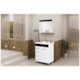 Gabinete Para Banheiro Mônaco 59,5cm Com Pés E 4 Gavetas Preto Rorato - 4ee8851f-a474-4f39-8162-e5375efbe5b3