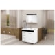 Gabinete Para Banheiro Mônaco 79,5cm Com Pés E 4 Gavetas Preto Rorato - 68b870e2-60fe-4e7c-9e7d-018c59608fec