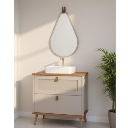 Gabinete Para Banheiro Vêneto Capuccino Freijo MGM Móveis 61,3cm