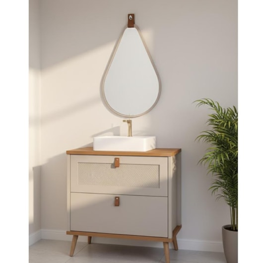 Gabinete Para Banheiro Vêneto Capuccino Freijo MGM Móveis 61,3cm - Imagem principal - e893e0ae-6e6c-450b-aae4-7ef6fa9370b6