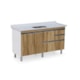 Gabinete Para Cozinha Coliseu 144,2cm 586229 Nogal Rorato - 41ffd467-8f57-414d-97e7-d53038bd4766