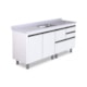 Gabinete Para Cozinha Coliseu 158,7cm 586441 Textura Branco Rorato - 57bc7ca1-dca6-4642-97ab-5b0e9b91b829