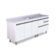 Gabinete Para Cozinha Coliseu 195,1cm 586641 Textura Branco Rorato - 4a7c4a69-2a92-4739-a6d6-74fd5c56be69