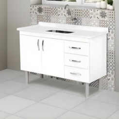 Gabinete Para Cozinha Toquio 144,2cm Branco Rorato