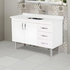 Gabinete Para Cozinha Tóquio 95,2cm Branco Rorato
