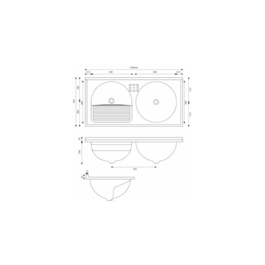 Gabinete Para Lavanderia De Madeira Amélia Com Tanque Gelo Rorato 110x55cm  - Imagem principal - f612c676-4442-4e75-a515-151011878d79