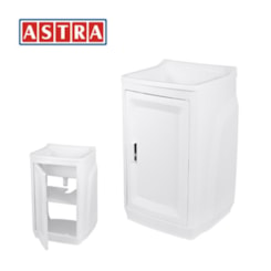 Gabinete Plástico Com Tanque 43x51x78cm Branco Astra