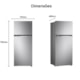 Geladeira Fros Free Duplex Inverter 395L Inox Lg 220V - 736e7337-aa90-4965-a66f-ac16331dd46a