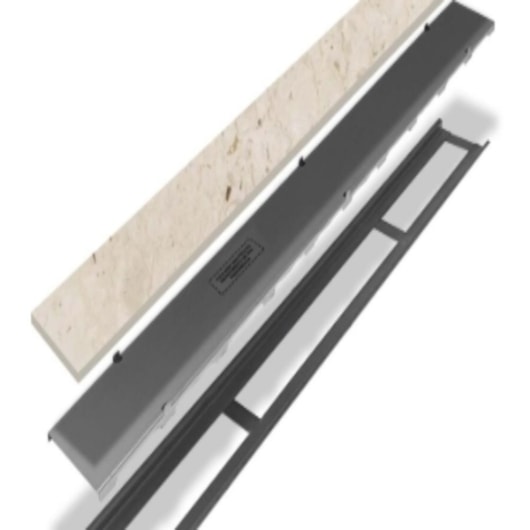 Grelha Externa Oculta Em Inox 304 Mozaik 10x100cm - Imagem principal - 27e40740-891b-4f96-82c1-6af3d891b4cd
