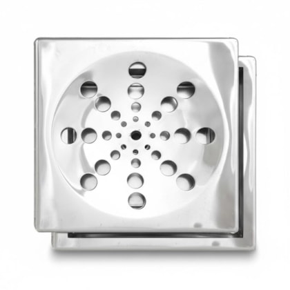 Grelha Quadrada com Fecho Caixa Romar 10cm