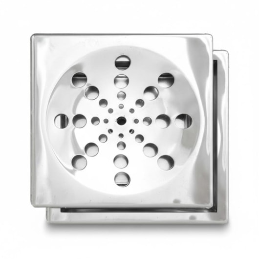 Grelha Quadrada com Fecho Caixa Romar 10cm - Imagem principal - 2889951e-1107-46da-b0eb-829289c51a66