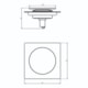 Grelha Quadrada De Pressão Inox 304 Cobre Matte Bl 10x10 - a2f99f32-79ba-4c27-8169-59b44c1fba3f